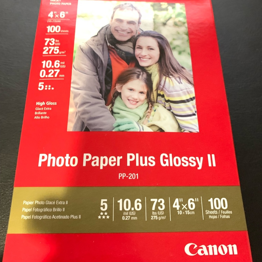 Cannon Photo paper glossy